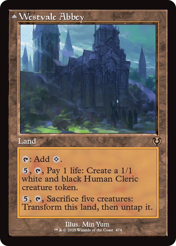 Westvale Abbey // Ormendahl, Profane Prince (Retro Frame) [Innistrad Remastered] | The Clever Kobold