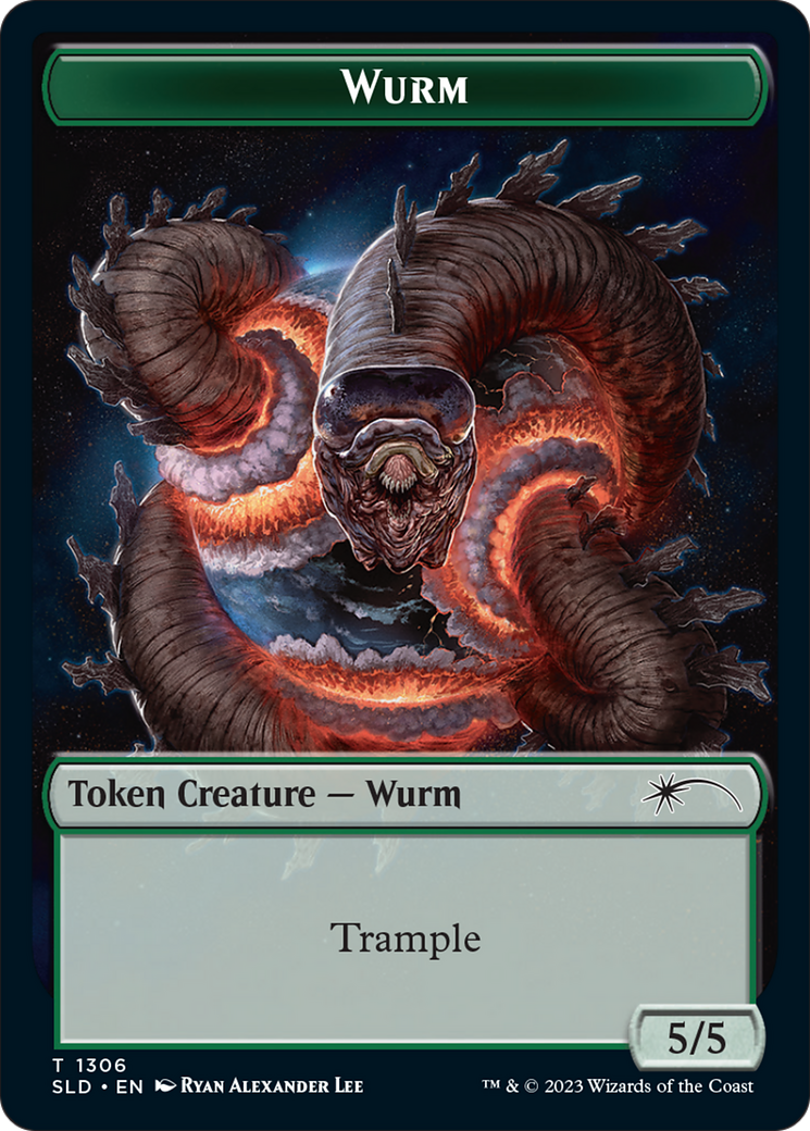 Wurm Token [Secret Lair Drop Series] | The Clever Kobold