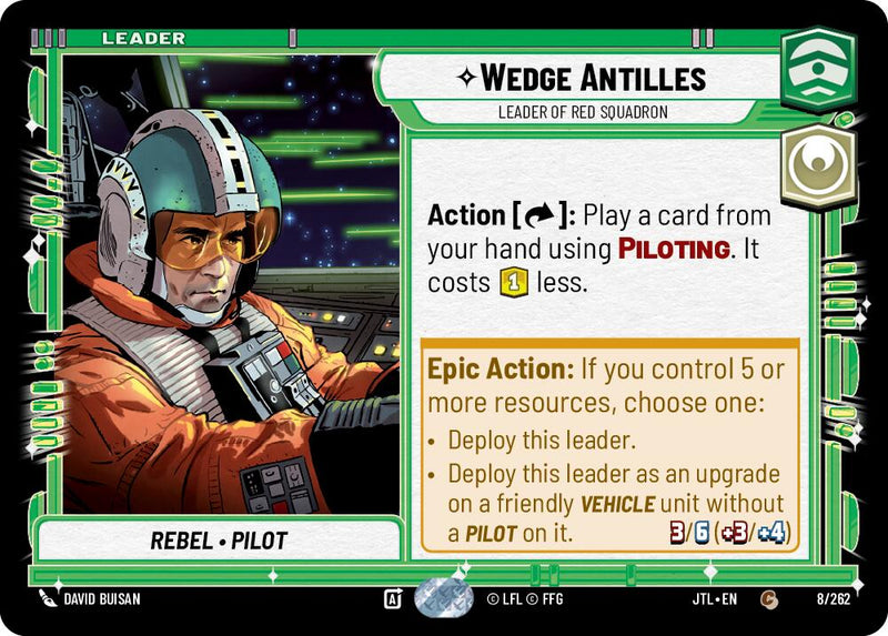 Wedge Antilles - Leader of Red Squadron [JTL - 008/262]
