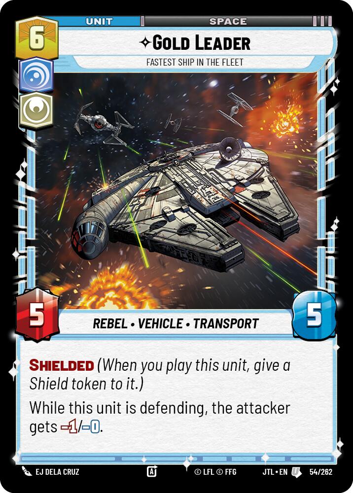 Gold Leader - Fastest Ship in the Fleet [JTL - 054/262]