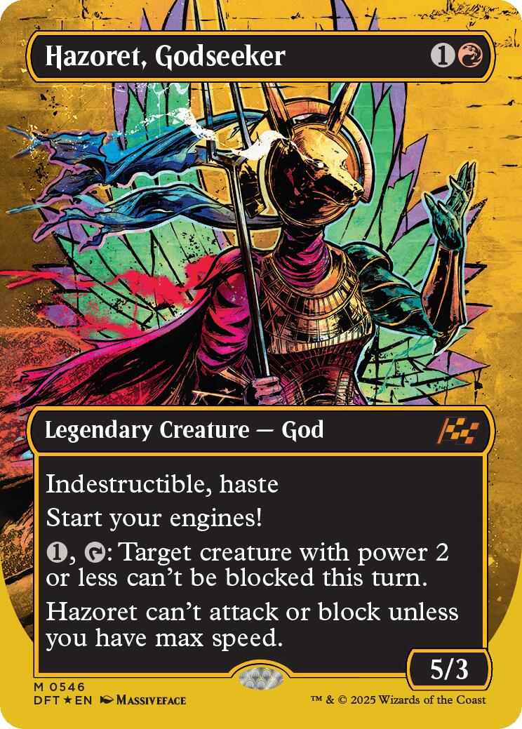 Hazoret, Godseeker (Borderless) (First-Place Foil)