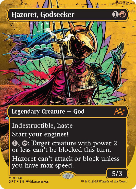 Hazoret, Godseeker (Borderless) (First-Place Foil)