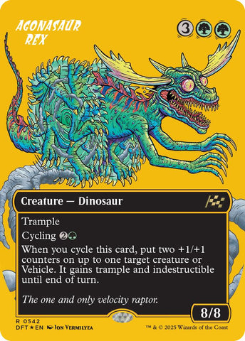 Agonasaur Rex (Borderless) (First-Place Foil)