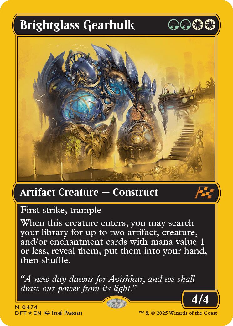 Brightglass Gearhulk (First-Place Foil)