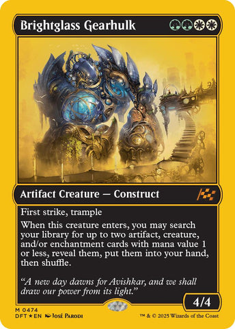Brightglass Gearhulk (First-Place Foil)