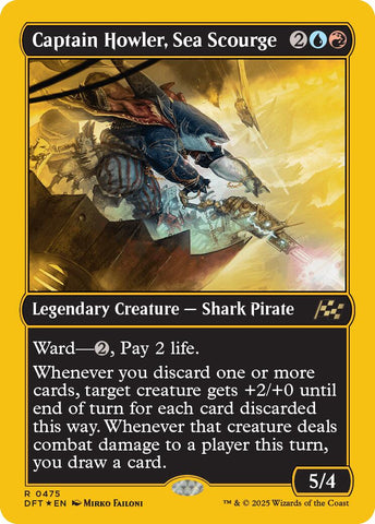 Captain Howler, Sea Scourge (First-Place Foil)