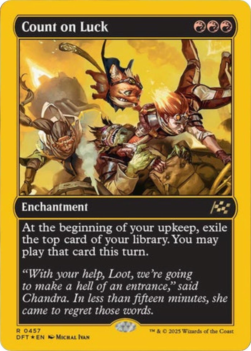 Count on Luck (First-Place Foil) [DFT - 457]