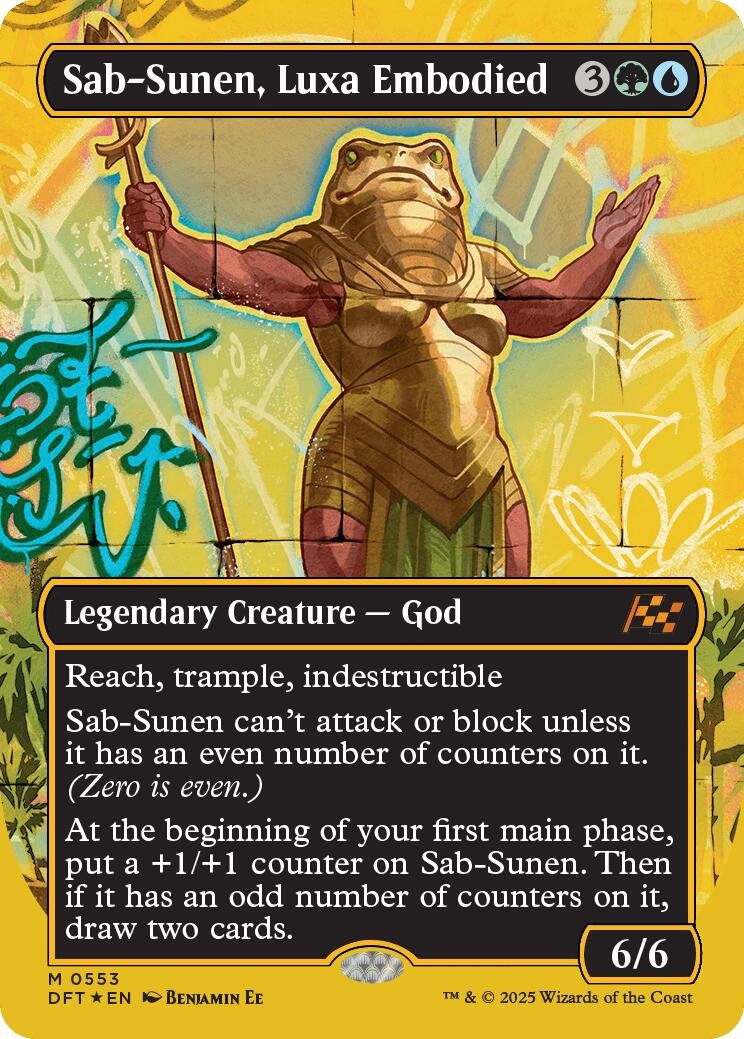 Sab-Sunen, Luxa Embodied (Borderless) (First-Place Foil)