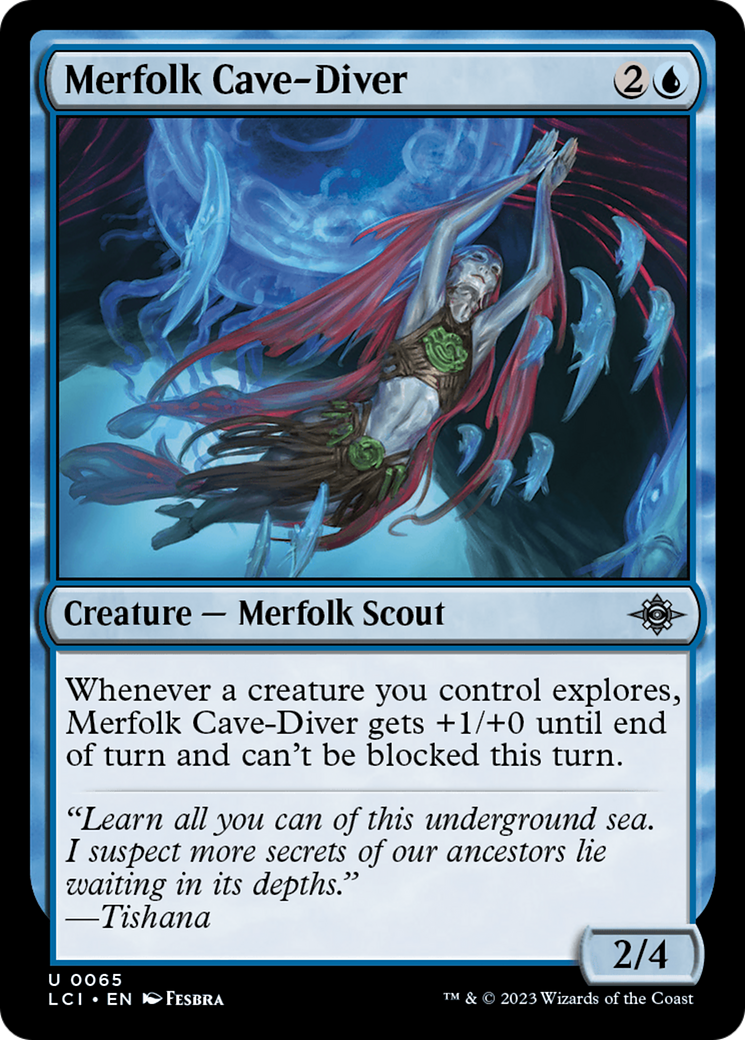 Merfolk Cave-Diver [The Lost Caverns of Ixalan] | The Clever Kobold