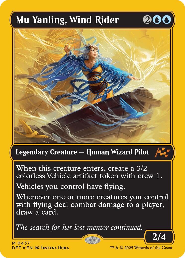 Mu Yanling, Wind Rider (First-Place Foil)