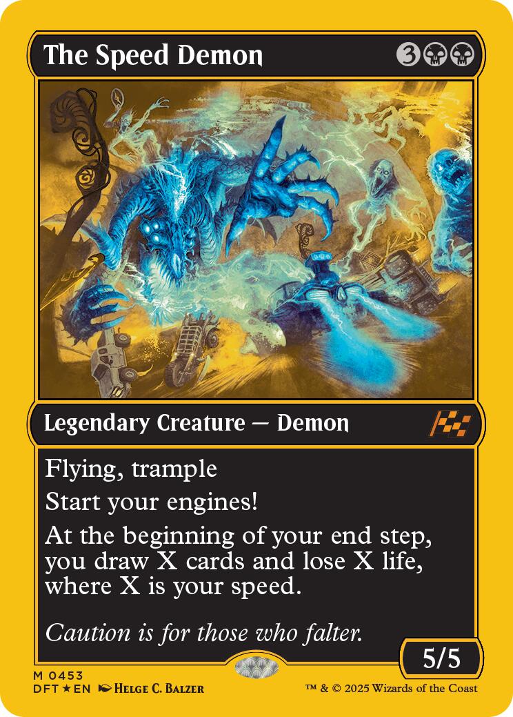 The Speed Demon (First-Place Foil) [DFT - 453]