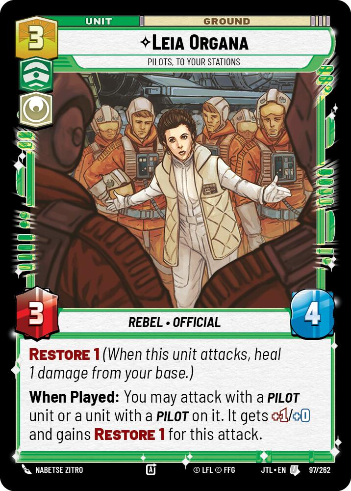 Leia Organa - Pilots, To Your Stations [JTL - 097/262]