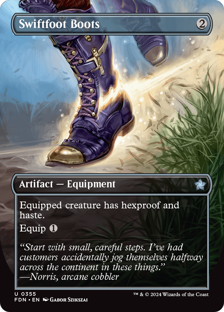 Swiftfoot Boots (Borderless) [Foundations] | The Clever Kobold