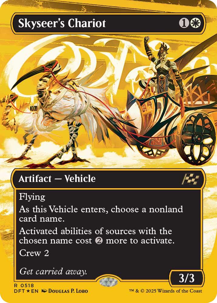 Skyseer's Chariot (Borderless) (First-Place Foil) [DFT - 518]