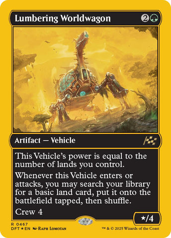 Lumbering Worldwagon (First-Place Foil)