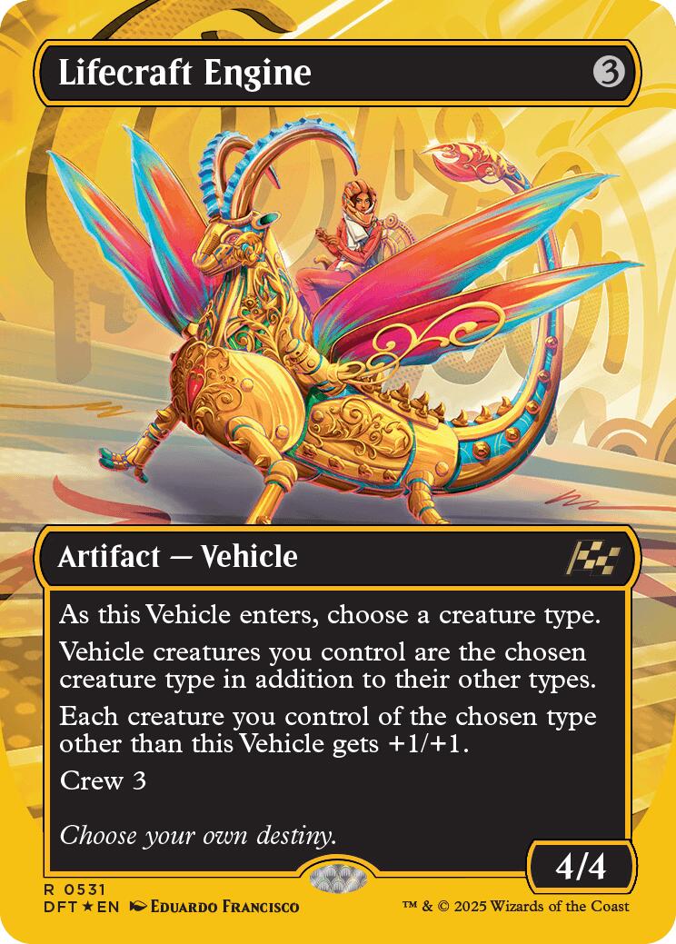 Lifecraft Engine (Borderless) (First-Place Foil) [DFT - 531]