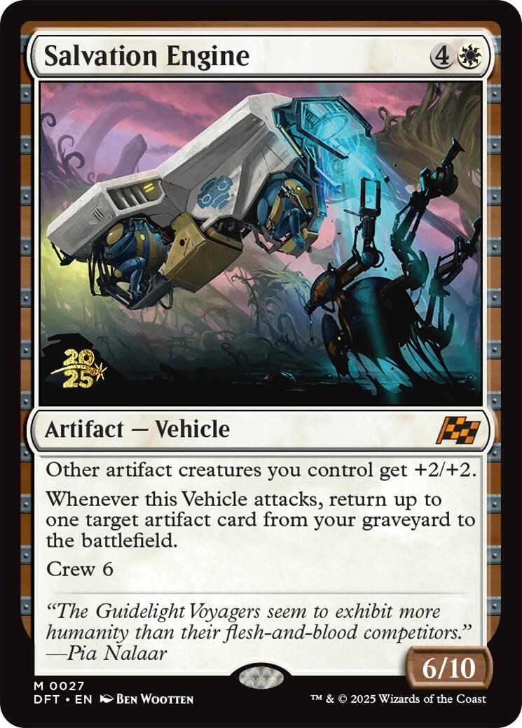 Salvation Engine [Aetherdrift Prerelease Promos] | The Clever Kobold