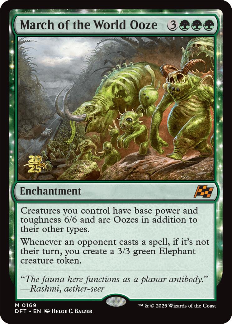 March of the World Ooze [Aetherdrift Prerelease Promos] | The Clever Kobold