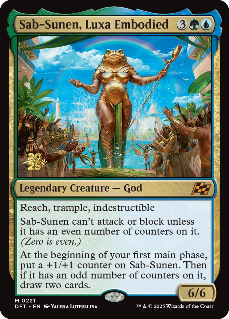 Sab-Sunen, Luxa Embodied [Aetherdrift Prerelease Promos] | The Clever Kobold