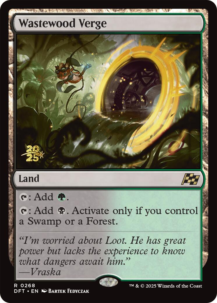 Wastewood Verge [Aetherdrift Prerelease Promos] | The Clever Kobold