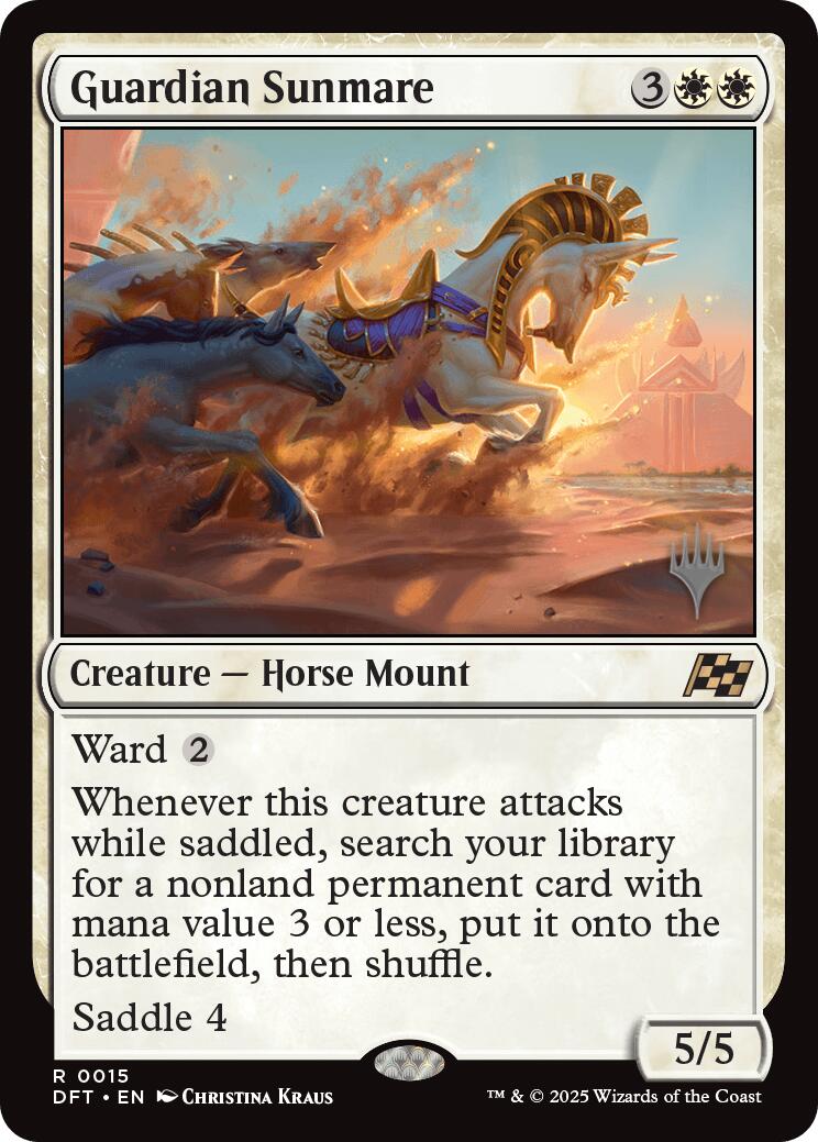 Guardian Sunmare (Promo Pack) [Aetherdrift Promos] | The Clever Kobold