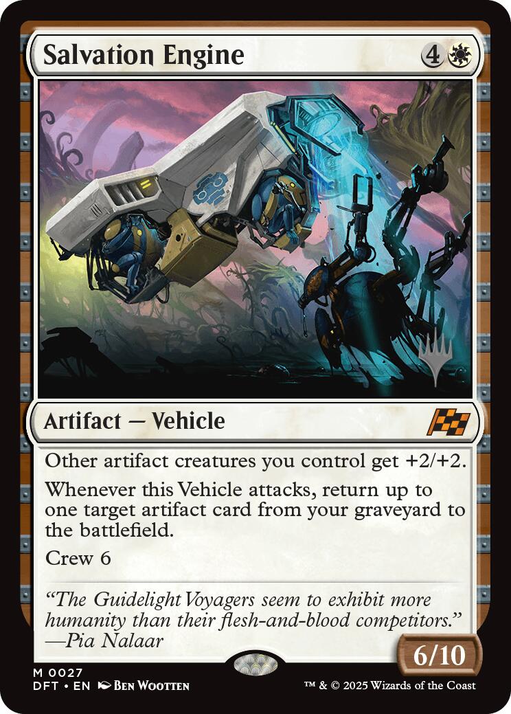 Salvation Engine (Promo Pack) [Aetherdrift Promos] | The Clever Kobold