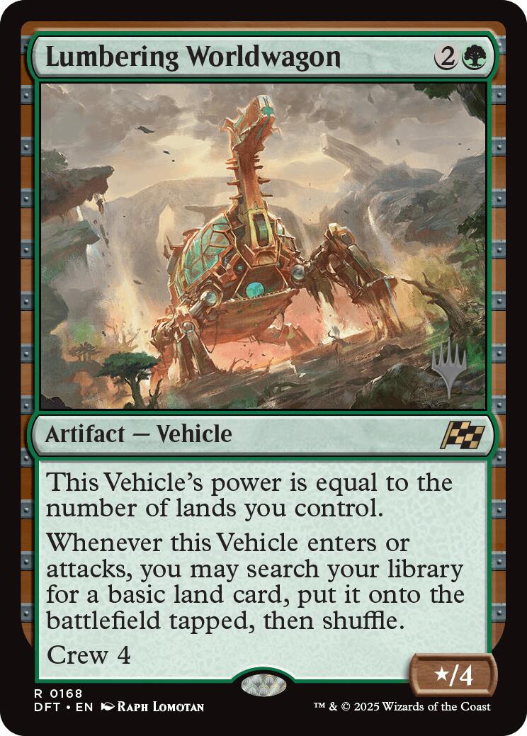 Lumbering Worldwagon [Aetherdrift Promos] | The Clever Kobold