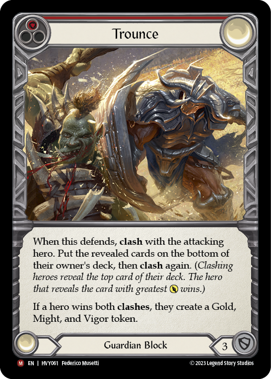 Trounce [HVY061] (Heavy Hitters)  Rainbow Foil | The Clever Kobold