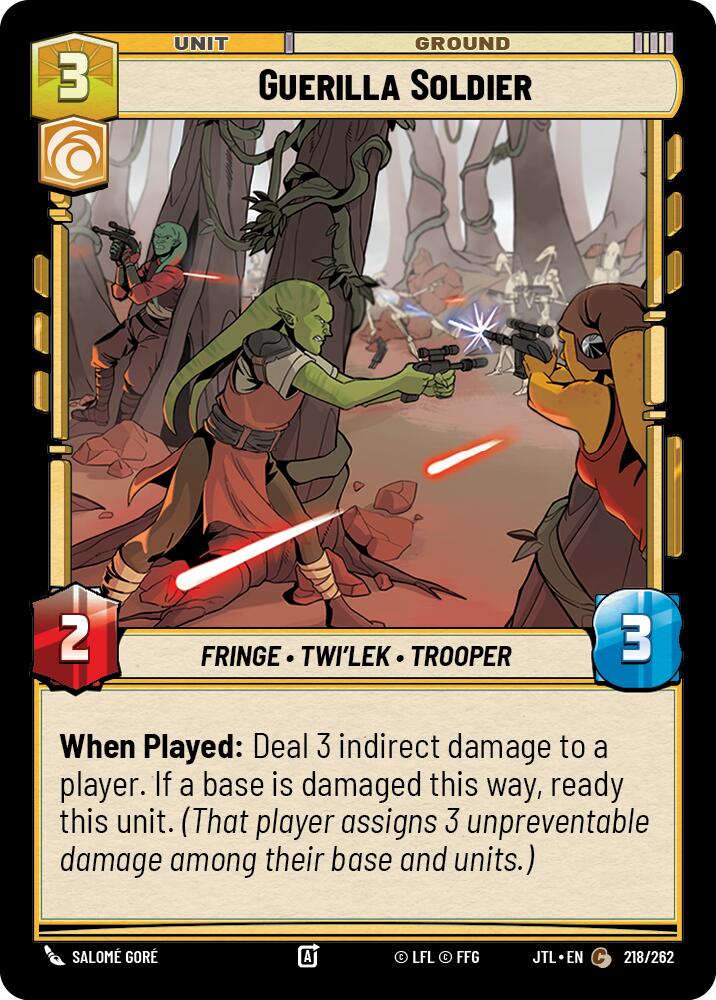 Guerilla Soldier [JTL - 218/262]