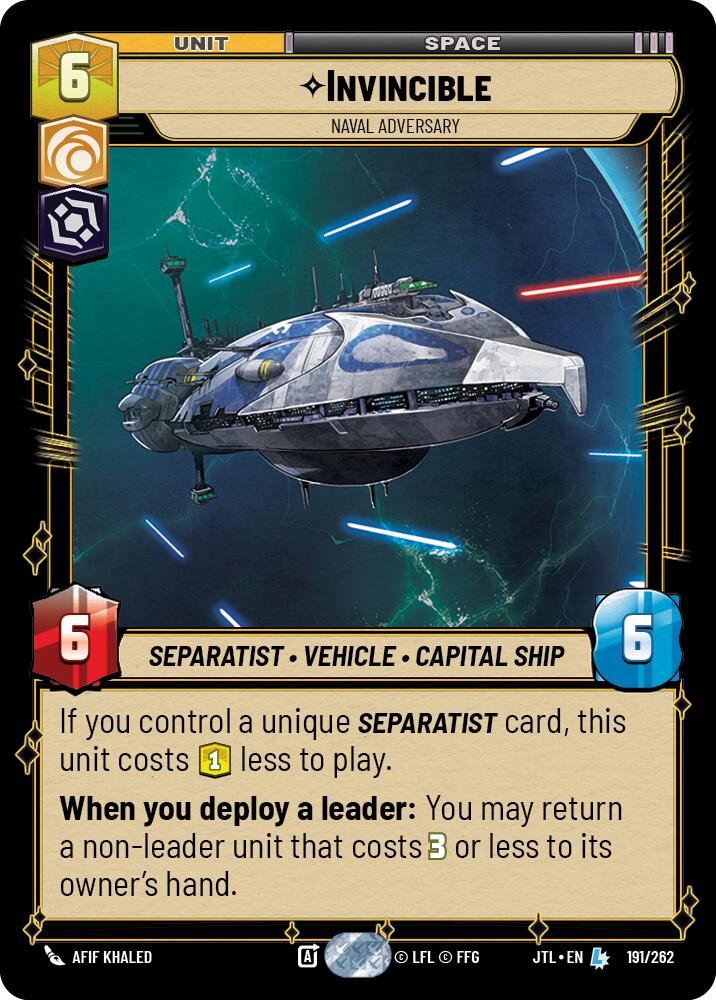 Invincible - Naval Adversary [JTL - 191/262]
