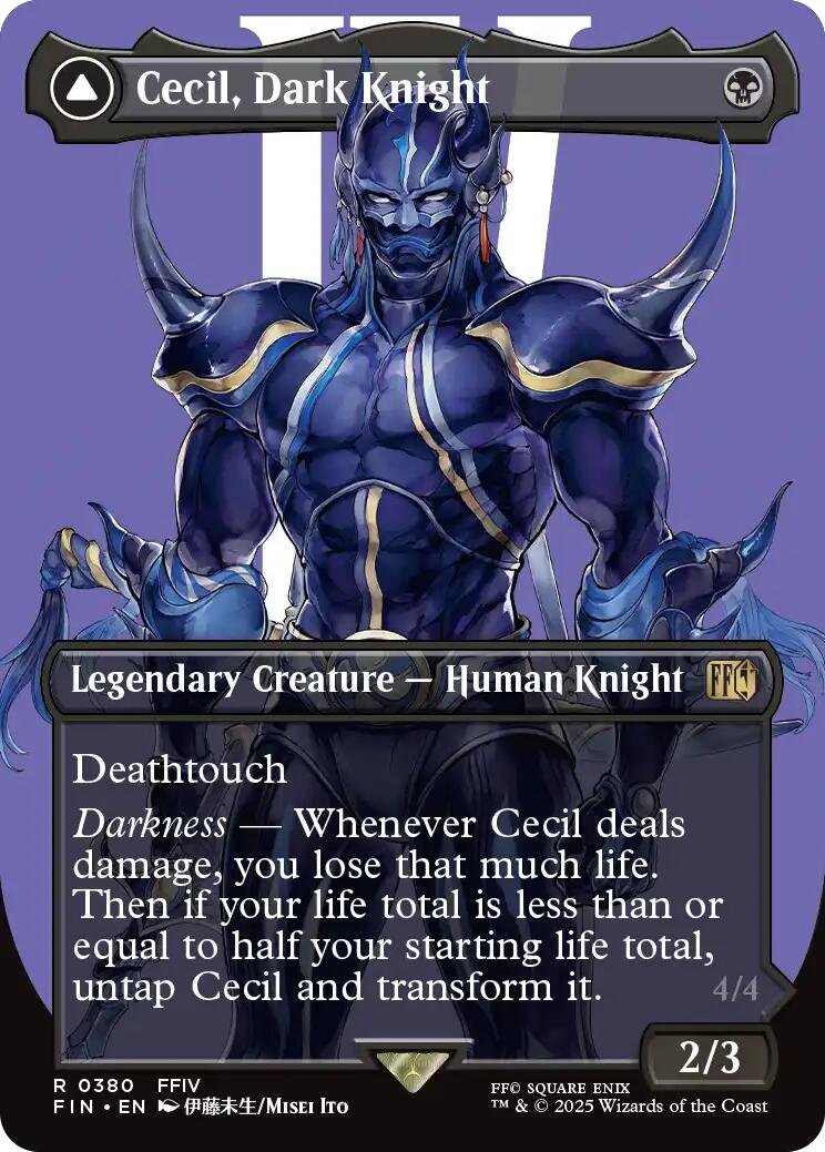 Cecil, Dark Knight (Borderless) [FIN - 380]