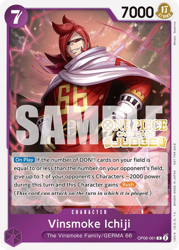 Vinsmoke Ichiji (Judge Pack Vol. 5) [OP-PR - OP06-061]