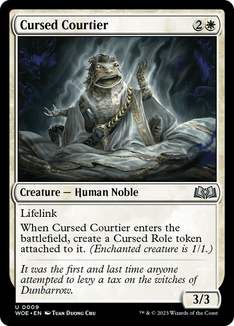 Cursed Courtier [Wilds of Eldraine] | The Clever Kobold