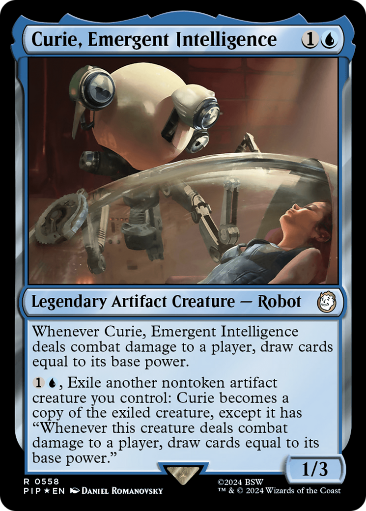 Curie, Emergent Intelligence (Surge Foil) [Fallout] | The Clever Kobold