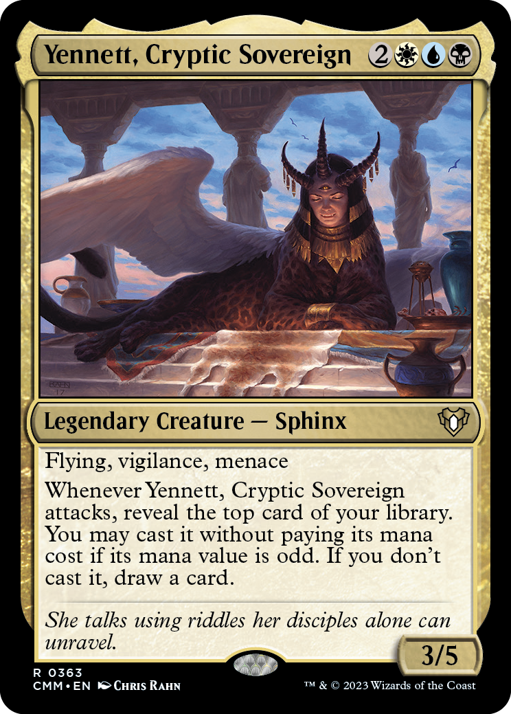 Yennett, Cryptic Sovereign [Commander Masters] | The Clever Kobold