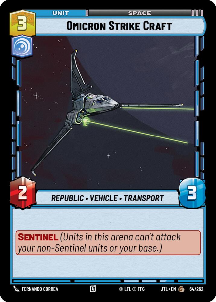 Omicron Strike Craft [JTL - 064/262]