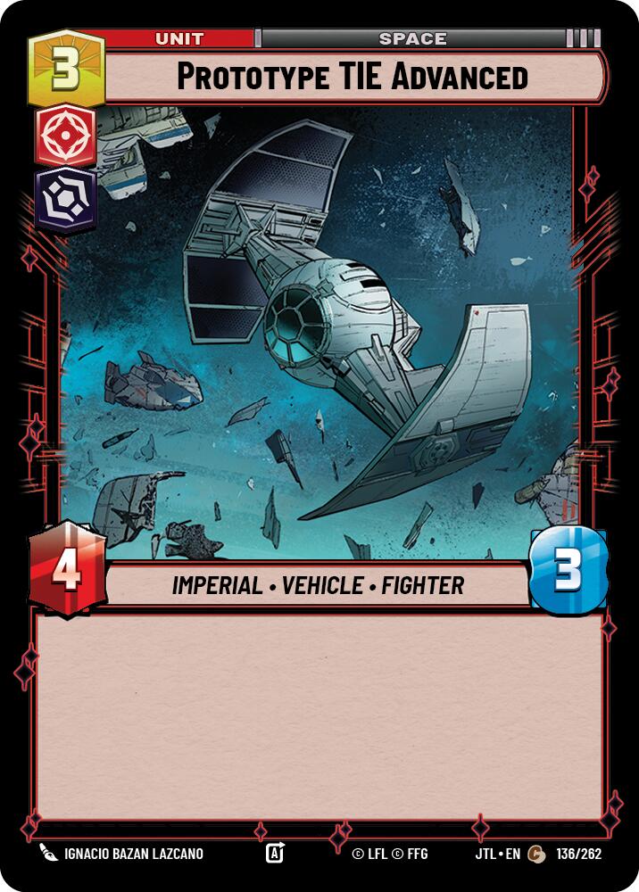 Prototype TIE Advanced [JTL - 136/262]