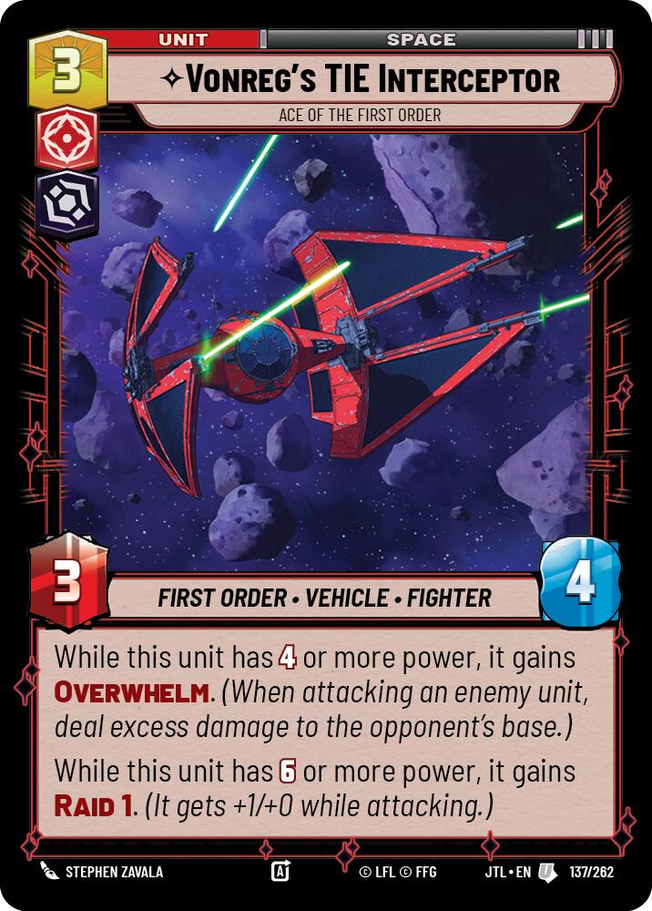 Vonreg's TIE Interceptor - Ace of the First Order [JTL - 137/262]