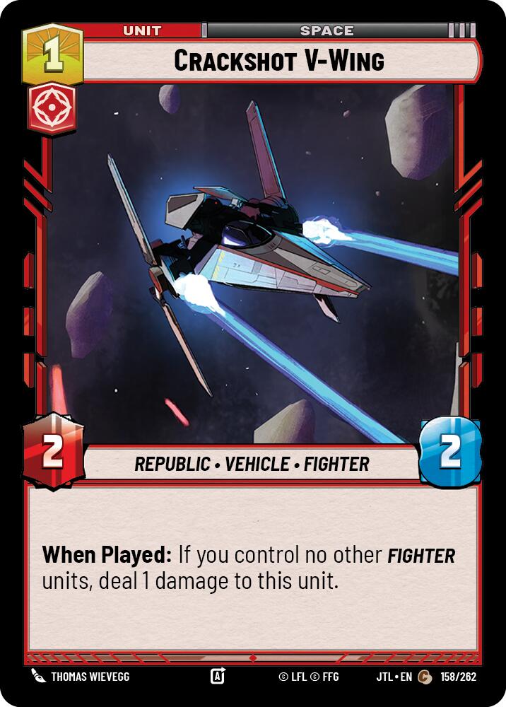 Crackshot V-Wing [JTL - 158/262]
