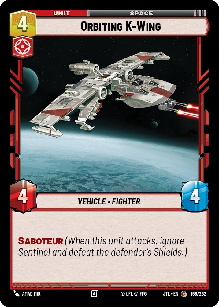 Orbiting K-Wing [JTL - 166/262]