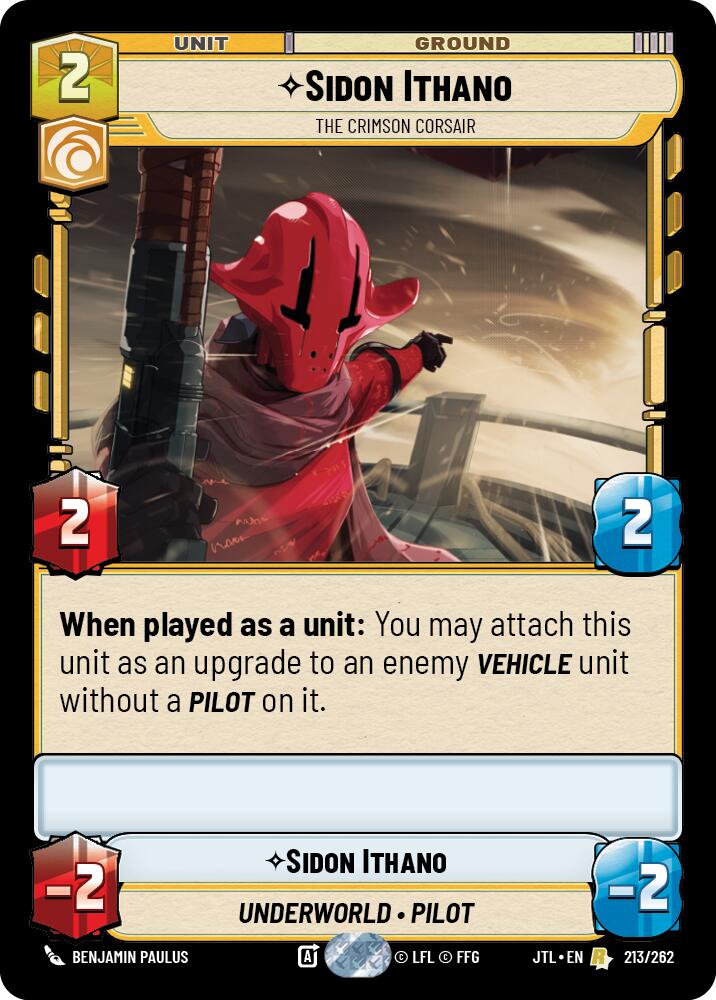 Sidon Ithano - The Crimson Corsair [JTL - 213/262]