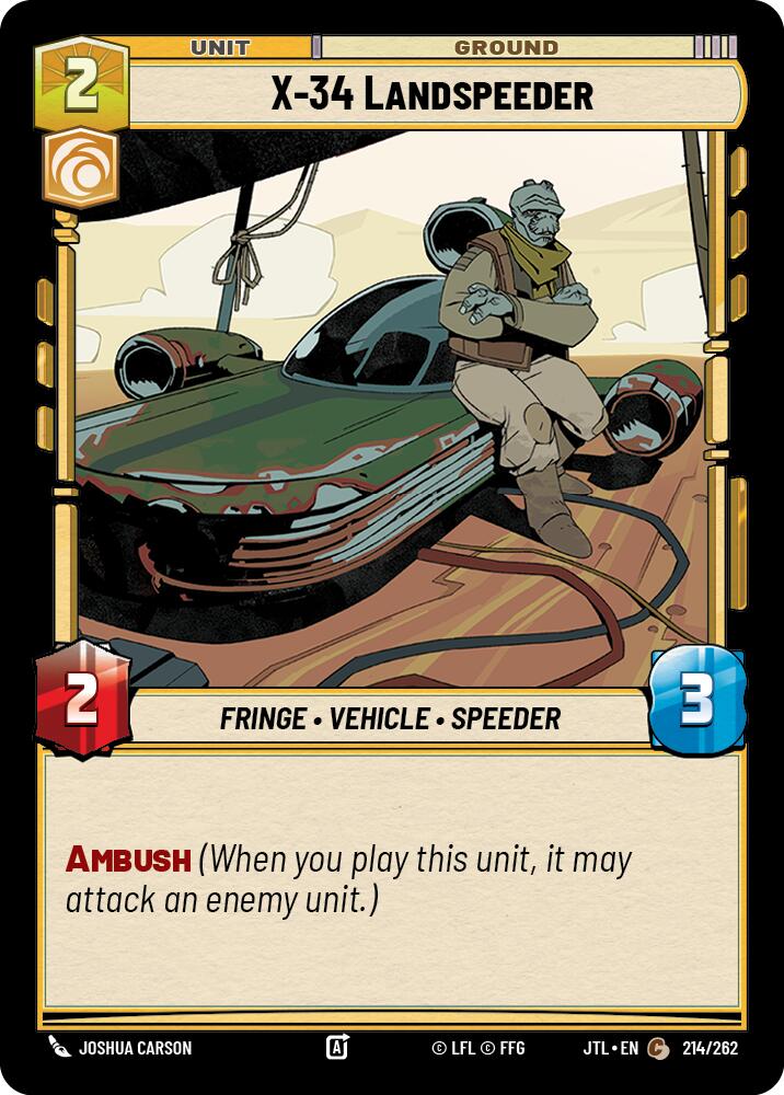 X-34 Landspeeder [JTL - 214/262]