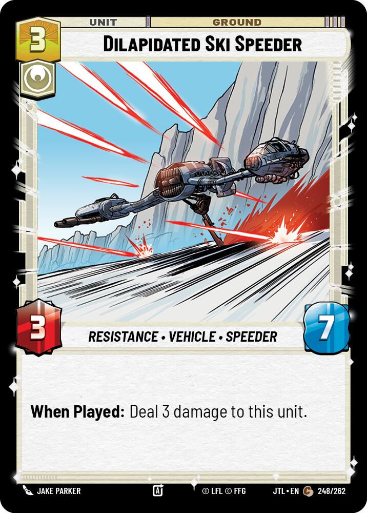 Dilapidated Ski Speeder [JTL - 248/262]