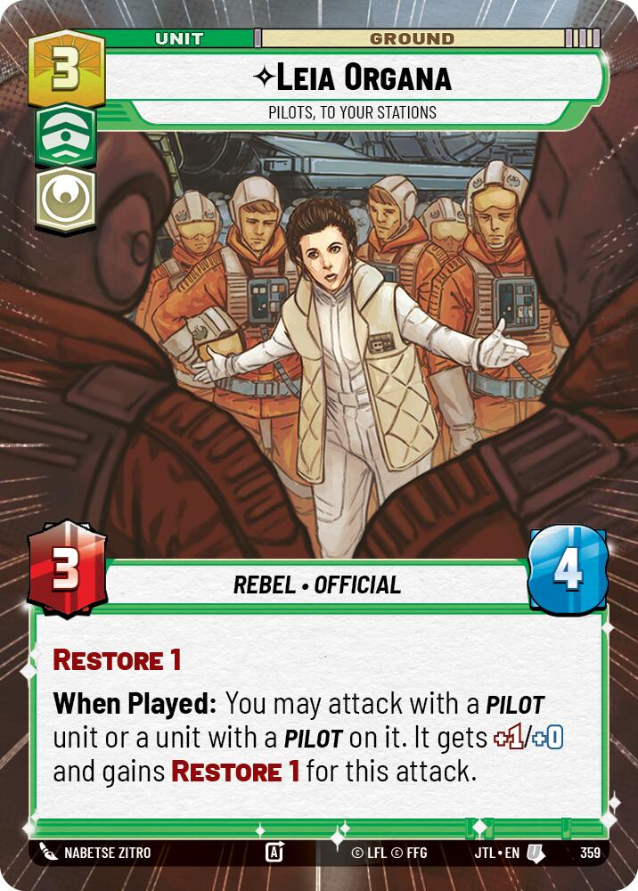 Leia Organa - Pilots, To Your Stations (Hyperspace) [JTL - 359]