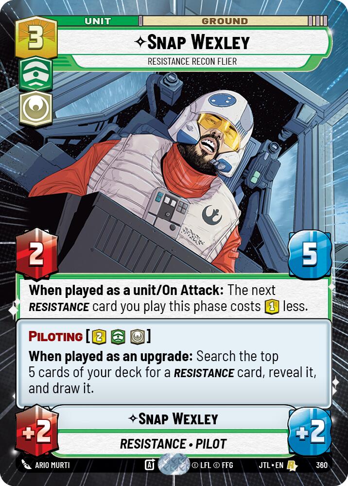 Snap Wexley - Resistance Recon Flier (Hyperspace) [JTL - 360]