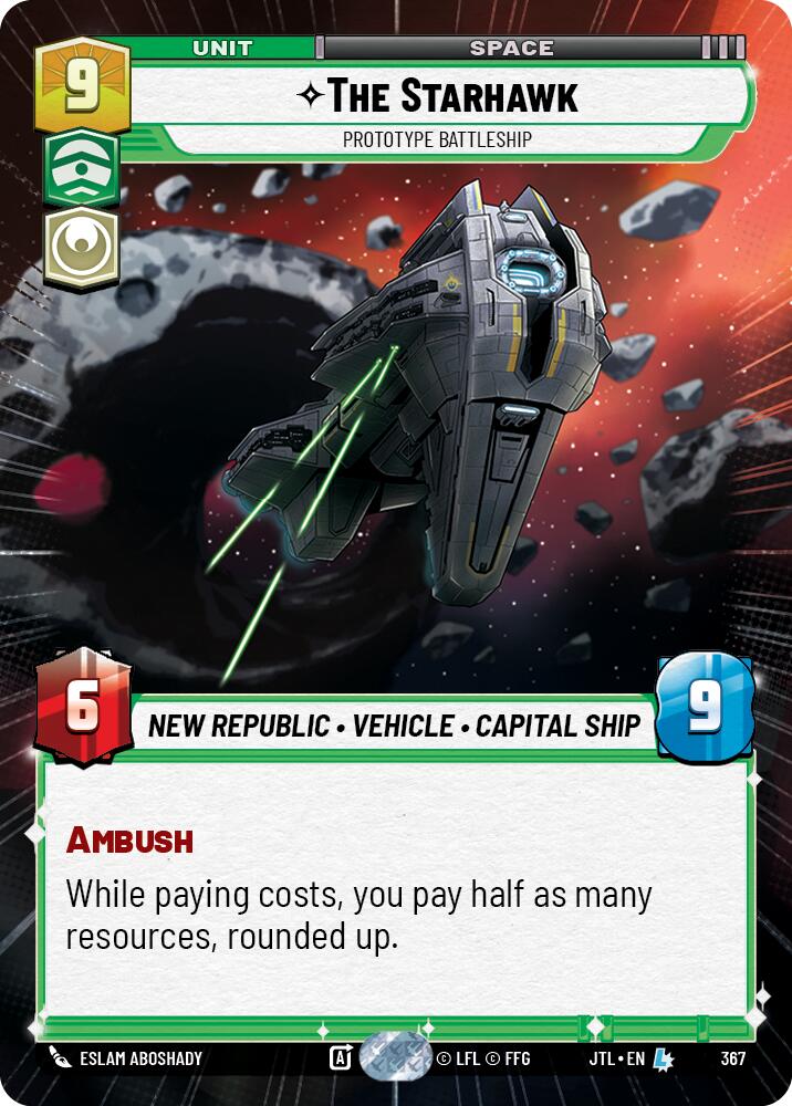 The Starhawk - Prototype Battleship (Hyperspace) [JTL - 367]