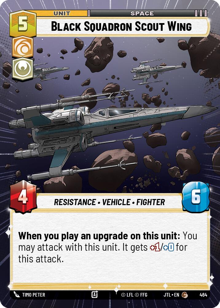 Black Squadron Scout Wing (Hyperspace) [JTL - 464]