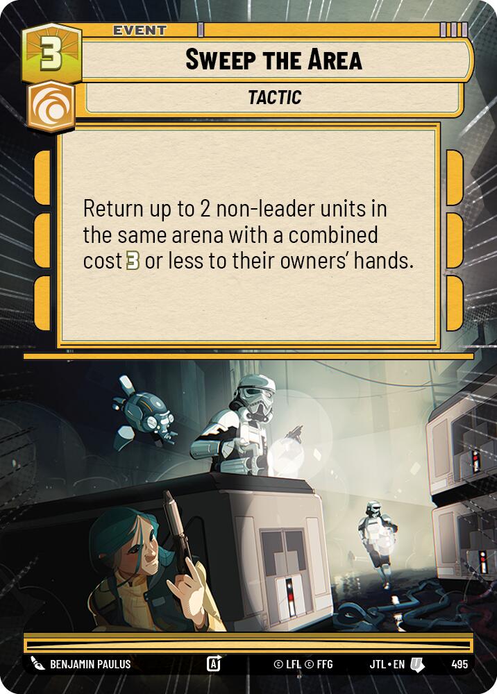 Sweep the Area (Hyperspace) [JTL - 495]