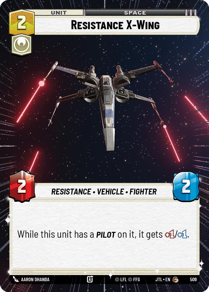 Resistance X-Wing (Hyperspace) [JTL - 509]