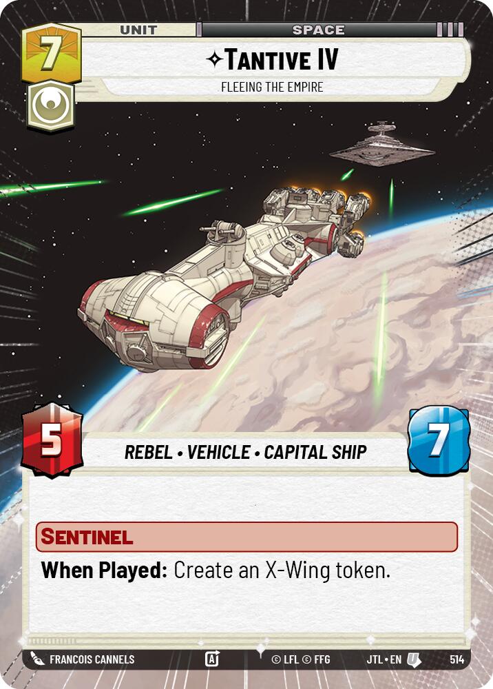 Tantive IV - Fleeing the Empire (Hyperspace) [JTL - 514]